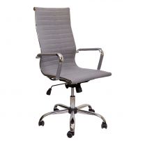 Кресло поворотное Elegance, серый, ткань фотография