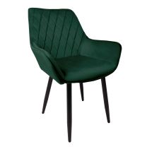 Кресло Pablo, темно-зеленый, велюр фотография