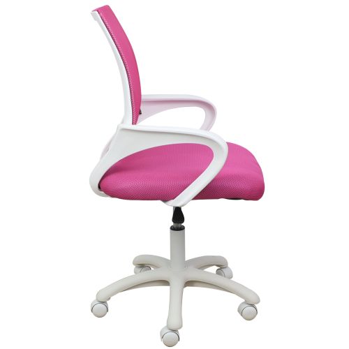 картинка Кресло поворотное Ricci, розовый, ткань