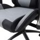 картинка Кресло поворотное Savage, серый + черный, ткань