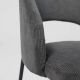 картинка Стул ELSA, серый велюр  Fjord15/черный