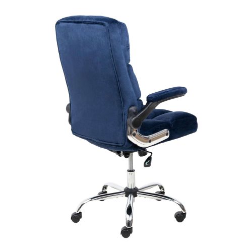 картинка Кресло поворотное Caesar, темно-синий, велюр