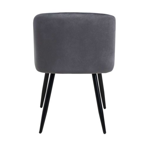 картинка Кресло Orly, темно-серый, велюр