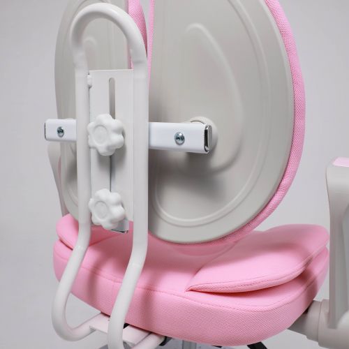 картинка Кресло поворотное ZOOM, ткань, (розовый)