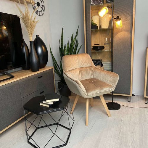 картинка Кресло Soft, бежевый, велюр