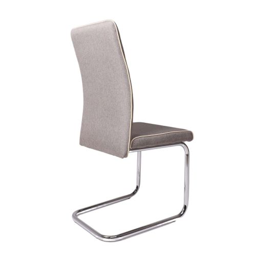 картинка Стул RONALD, бежевая ткань Seattle-001/хром