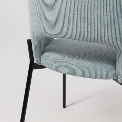 картинка Стул ELSA, мятный велюр Fjord 74/черный