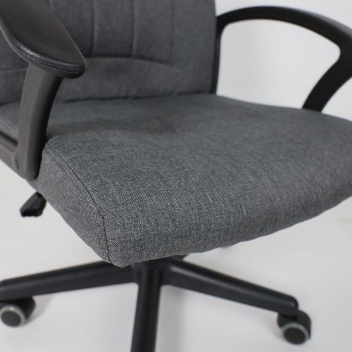 картинка Кресло поворотное Polo, серый, ткань