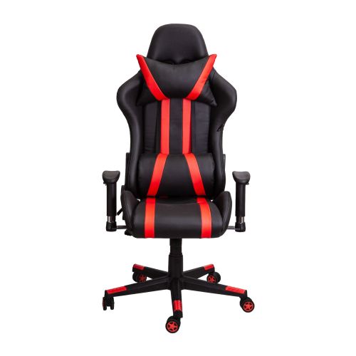 картинка Кресло поворотное Gamer, красный + черный, экокожа