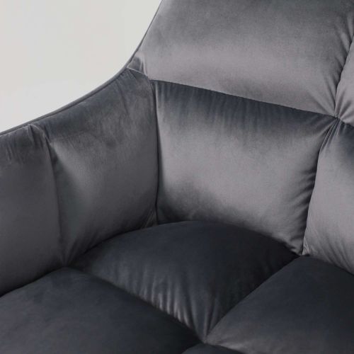 картинка Кресло Florida, темно-серый, велюр