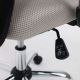 картинка Кресло поворотное ARIA, LIGHT, ECO/сетка, черный+сетка-серебро
