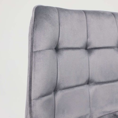 картинка Стул полубарный Linx, темно-серый, велюр