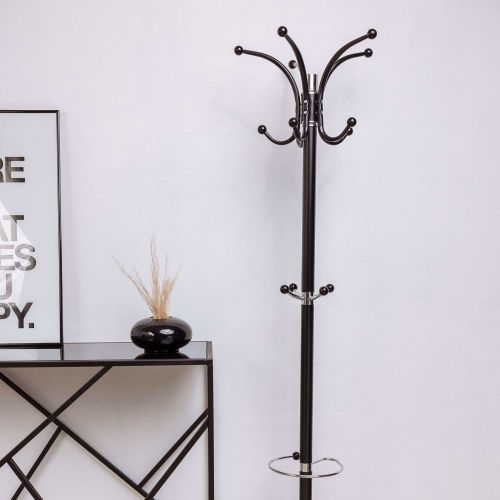 картинка Вешалка напольная Antika, черный, металл