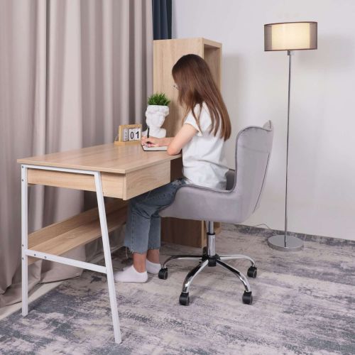 картинка Стол письменный Amber, светлый дуб, лдсп