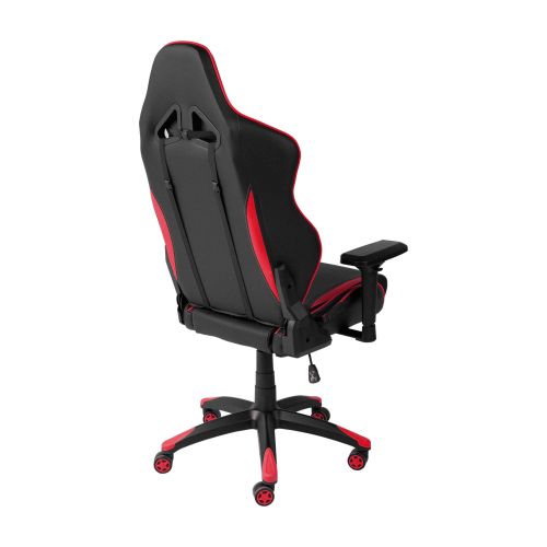 картинка Кресло поворотное Raptor, красный + черный, экокожа