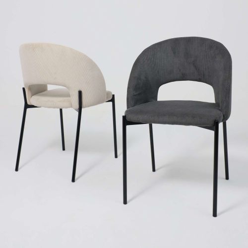 картинка Стул ELSA, серый велюр  Fjord15/черный