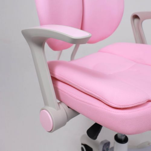 картинка Кресло поворотное ZOOM, ткань, (розовый)