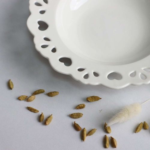 картинка Тарелка глубокая DELICATE LOVE, фарфор, белый, 20,3*3,8см