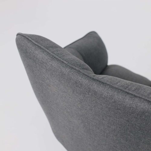 картинка Кресло Virginia, поворотное, темно-серый, ткань