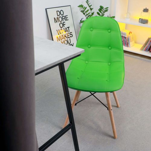 картинка Стул Kord, зеленый, экокожа