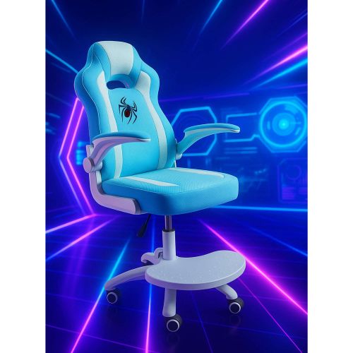 картинка Кресло поворотное ELEN, ткань, (синий)