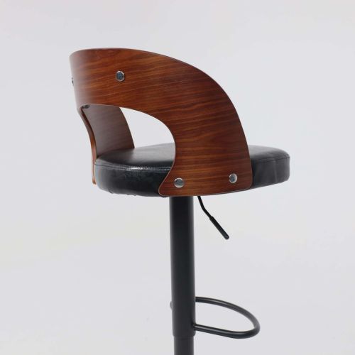 картинка Стул барный BRUNO, черный/черный