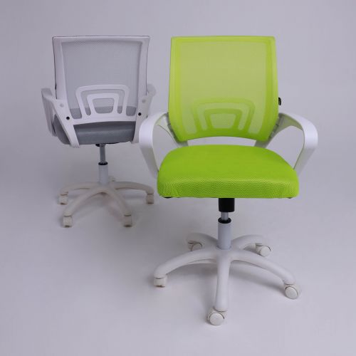 картинка Кресло поворотное RICCI NEW, WHITE (салатовый)
