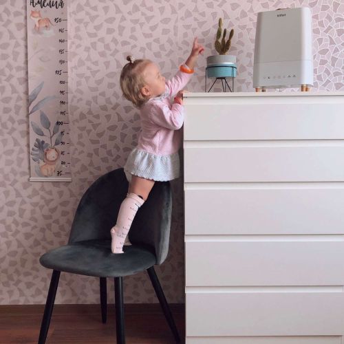 картинка Стул Honnor, серый, велюр, цвет каркаса черный