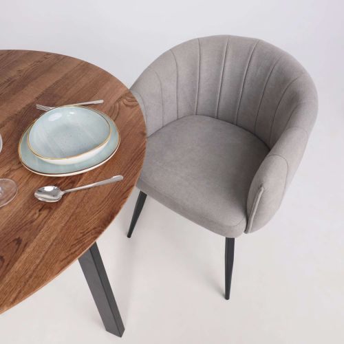 картинка Кресло Melon, поворотное, светло-бежевый, ткань