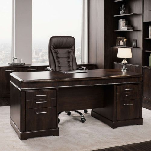 картинка Кресло поворотное Richard New, коричневый, экокожа