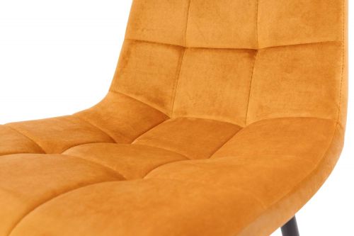 картинка Стул Dallas, горчичный, велюр