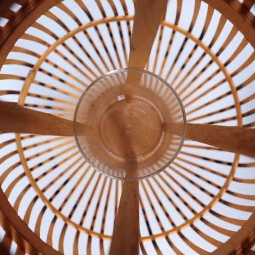 картинка Статуэтка-фонарь FIREFLY 2, бамбук, 26*42см