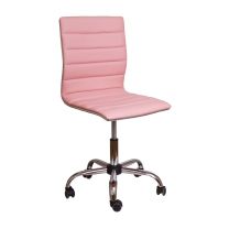 Кресло поворотное Grace, розовый, экокожа фотография