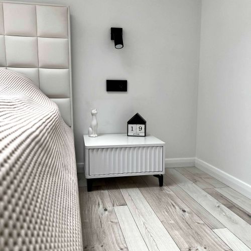 картинка Стол-консоль SHTABE ROYAL 5001 эко, Белый-Белый-Черный