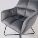 картинка Кресло Florida, темно-серый, велюр