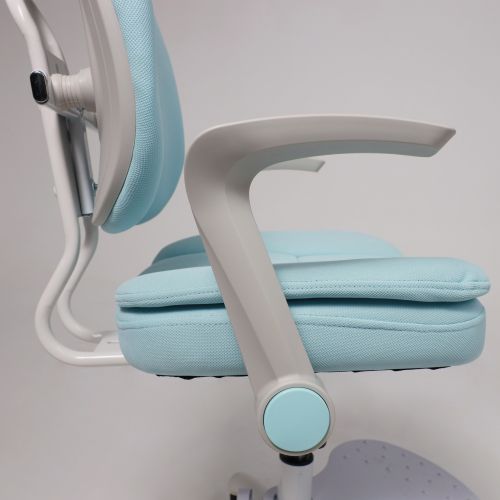 картинка Кресло поворотное ZOOM, ткань, (синий)