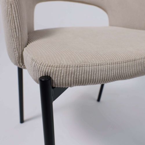 картинка Стул ELSA, капучино велюр Fjord27/черный