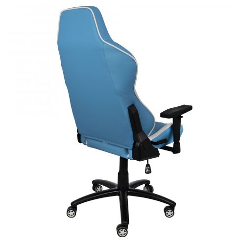 картинка Кресло поворотное Sprinter, голубой, экокожа