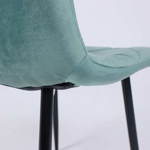 картинка Стул GILL, бутылочный велюр/черный