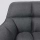 картинка Кресло Virginia, поворотное, темно-серый, ткань картинка Кресло Virginia, поворотное, темно-серый, ткань