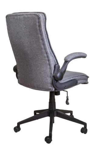 картинка Кресло поворотное Boris, серый, ткань