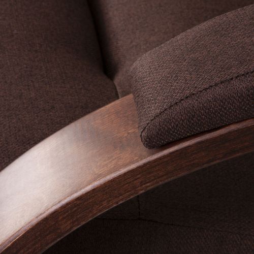 картинка Кресло-качалка Leset Монэ, коричневый, ткань