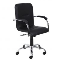 Кресло поворотное Samba GTP TG, черный, искусственная кожа фотография