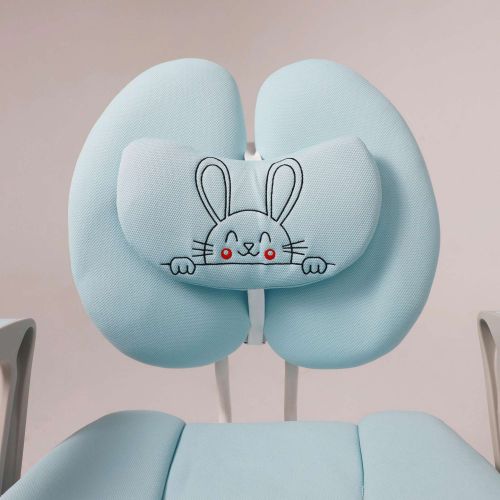 картинка Кресло поворотное ZOOM, ткань, (синий)