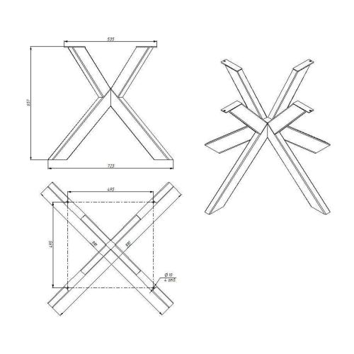 картинка ПОДСТОЛЬЕ КСЕ/Р-80 черный