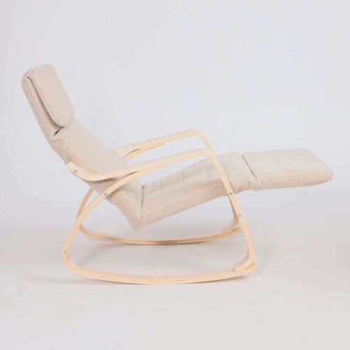 картинка Кресло-качалка Smart, бежевый, ткань