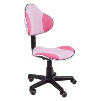 Кресло поворотное Miami, розовый, ткань фотография