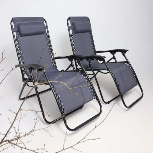 картинка Кресло складное Relax, серый, ткань