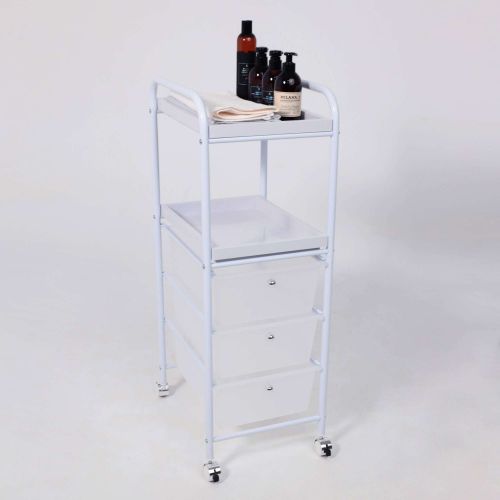 картинка Полка-тележка PLUTON, белый+белый