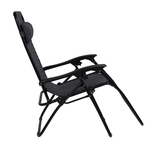 картинка Кресло складное Relax, черный, ткань